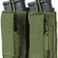 Estuche doble canguro color oliva
