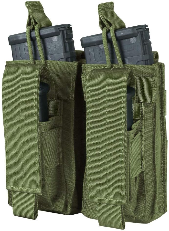 Estuche doble canguro color oliva