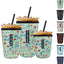 3 Pzas Fundas Neopreno Reutilizables para Café 16-32oz