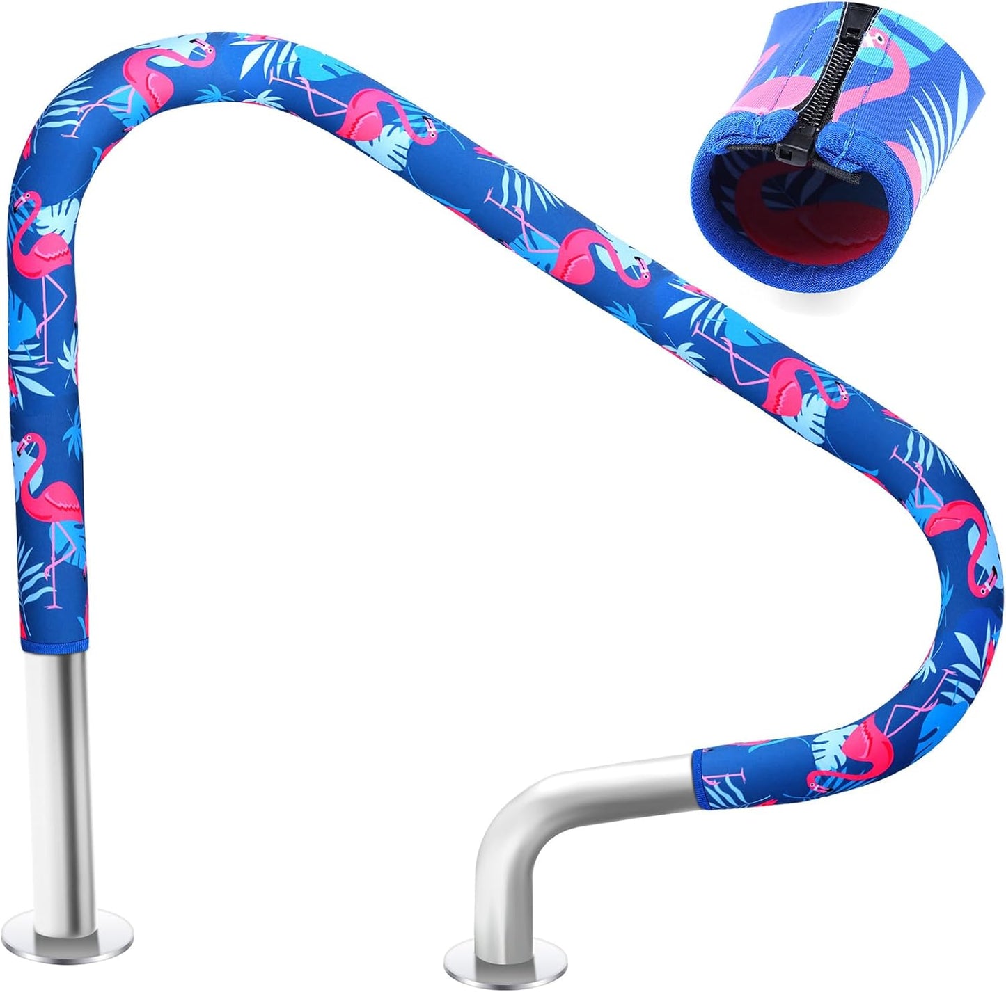 Cubierta barandilla piscina 10ft antiderrap azul