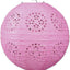 Linternas encaje 8pulg rosa