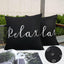 2 Fundas Almohada Impermeables 20x20" Blanco Negro