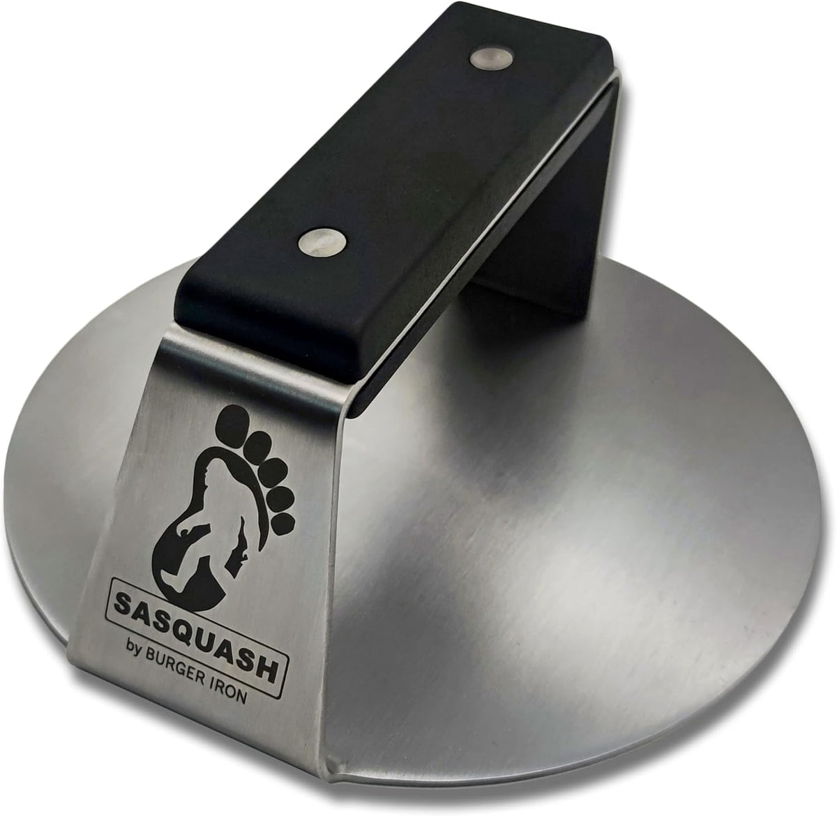 Prensa hamburguesa acero inox soldado mango ancho