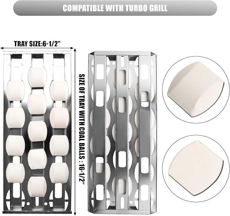 Bandeja briquetas Turbo 720-0057 acero inox 4