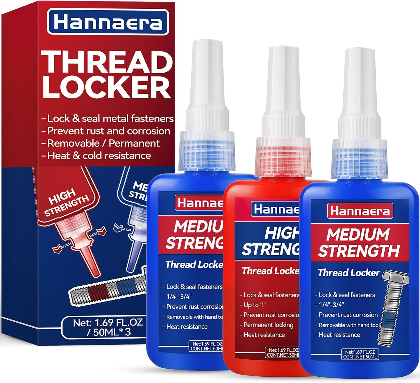 Sellador de roscas extraíble y permanente 50ml