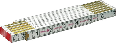 Regla plegable tipo 600 con escala 1/16 pulg