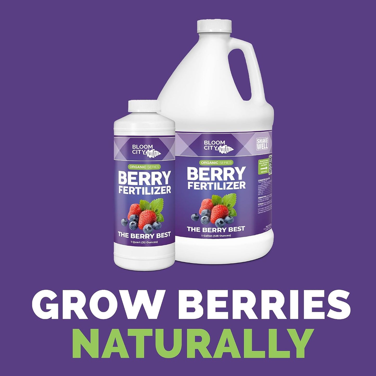 Fertilizante orgánico para bayas 32oz mejor floración y raíces