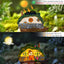 Estatuas casa hadas con luces solares para jardín y patio