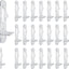 Pasadores transparentes para estantes cocina 24 Uds