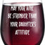 Taza para mamá con mensaje sarcástico de vino