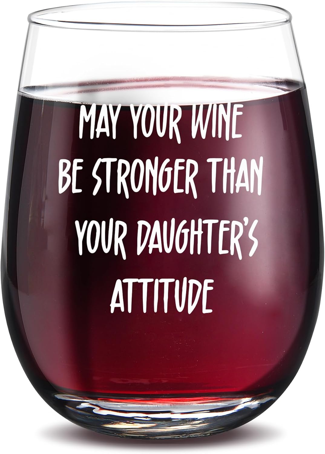 Taza para mamá con mensaje sarcástico de vino