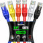 Cable Ethernet Cat 6 3 pies pack 6 10 Gbps multicolor