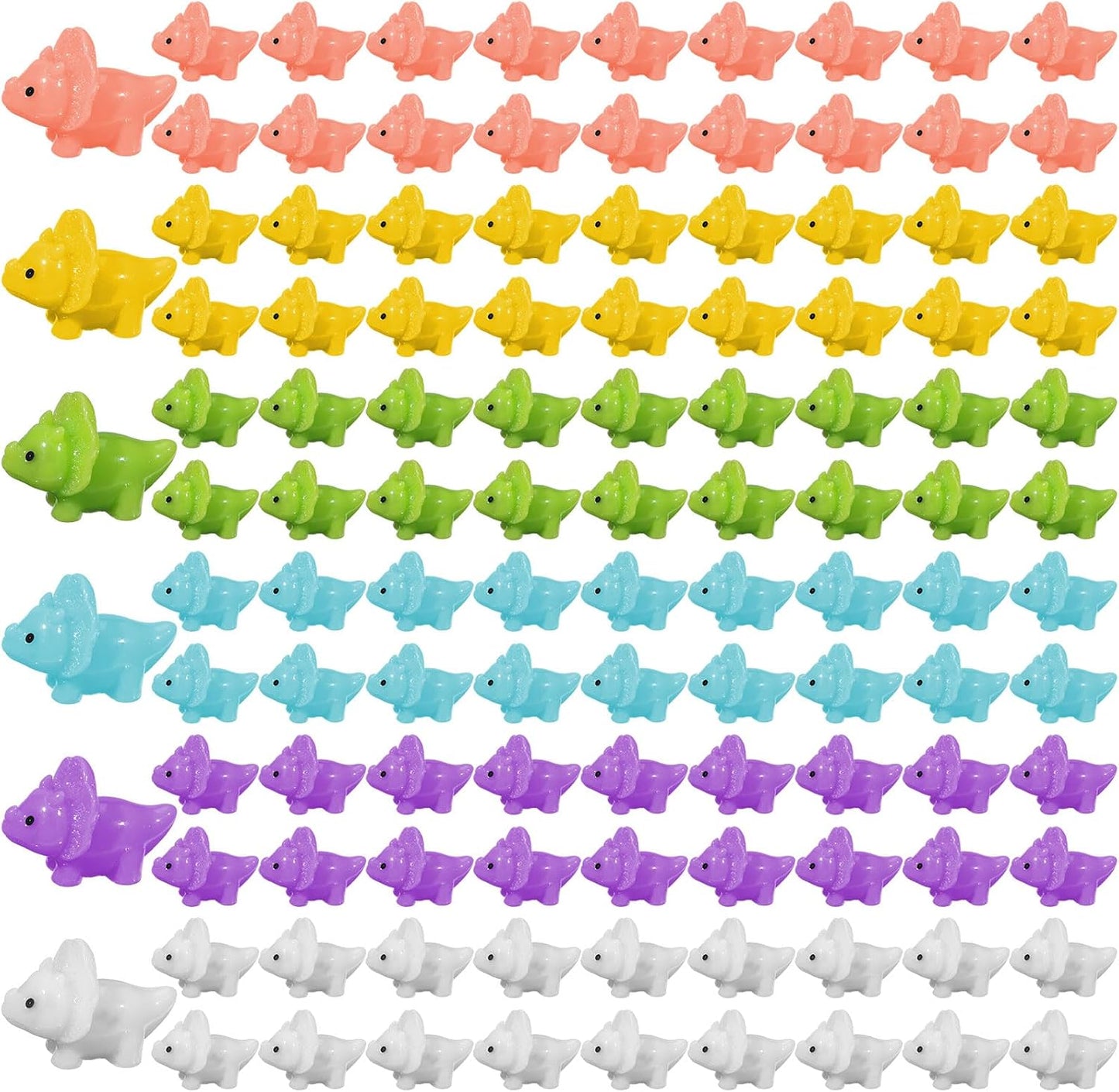 120 Pzas figuras resina mini dinosaurios hadas jardín musgo
