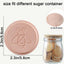 Contenedor azúcar morena terracota reutilizable 2 pzas
