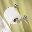 Soporte papel higiénico giratorio doble poste níquel