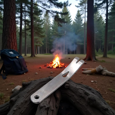 Barra palanca acero inox multifunción EDC bushcraft