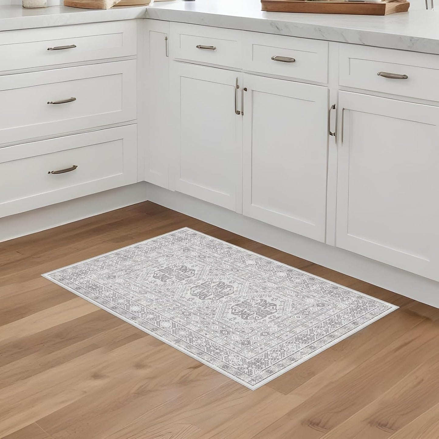 Alfombra antiderrap cocina estilo bohemio 2x3"