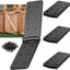 Bisagras ajustables 270grados puerta granero madera kit 4