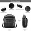 Bolso bandolera cuero para hombre viaje