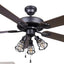 Ventilador techo Twister 1 luz 6 aspas