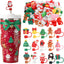 36 Adornos Paja 3D para Vasos 30-40oz con Tapas Reutilizables