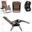 Silla plegable reclinable patio reposabrazos anchos 350lb