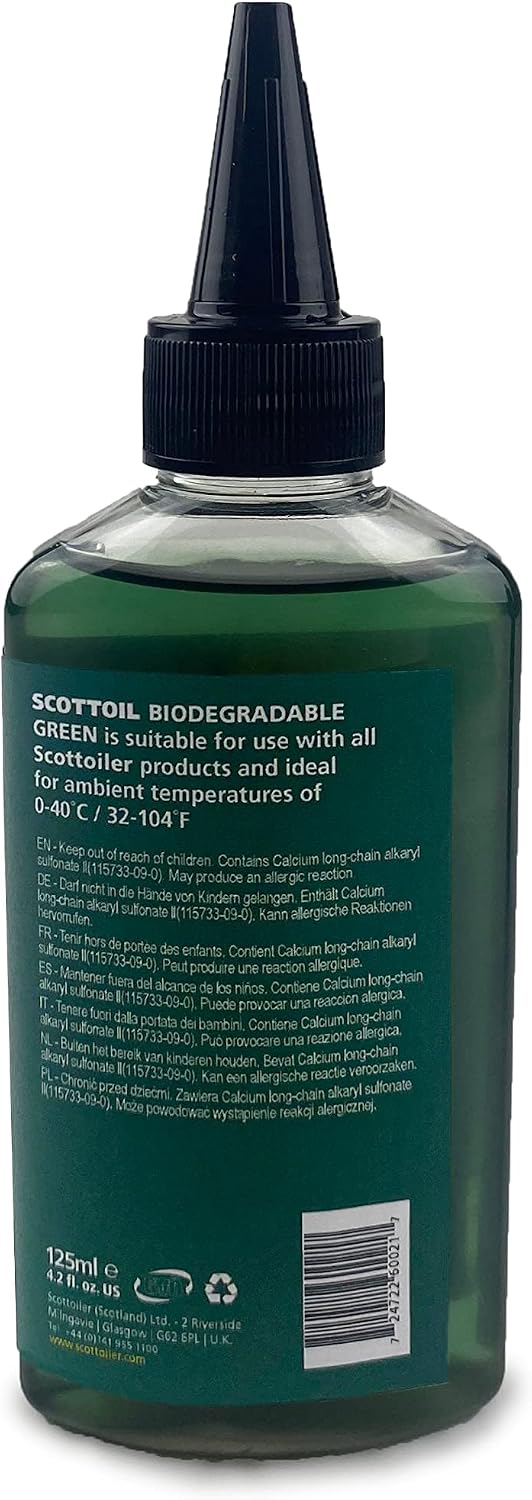 Aceite biodegradable para engrasador cadena 4.2oz