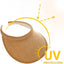 4 Sombreros Mujer UV con Clip Ala Ancha para Deportes