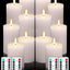 Set 12 Velas LED Sin Llama Con Control Remoto Boda