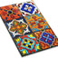 Placa interruptor cerámica Talavera 1 gang blanco baño