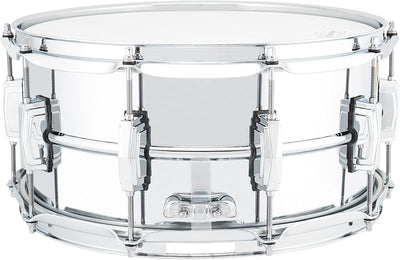 Tambor caja aluminio cromado 6.5x14pulg orejetas imperiales