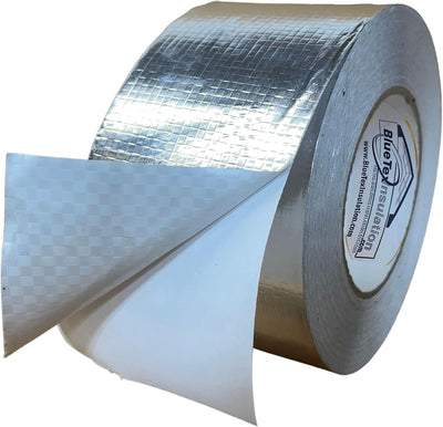 Cinta aluminio HVAC 3pulg x150pies plateada uso pesado