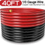 Cable batería 1/0 AWG 40" CC con funda PET 20pzas