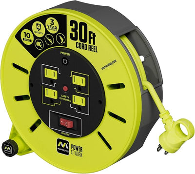 Carrete cable 60ft color verde lima
