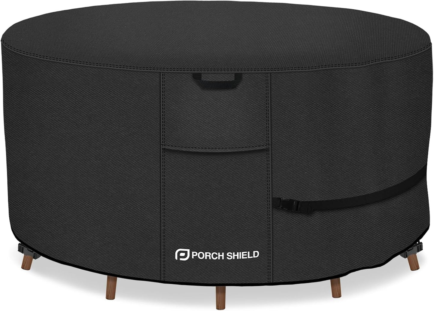 Funda redonda para muebles patio impermeable 600D 62pulg
