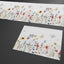 Set 6 manteles florales 70pulg lavables comedor hogar