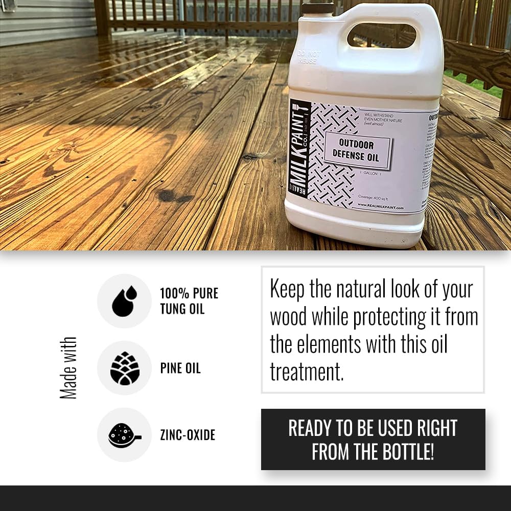 Aceite protector Tung para muebles exterior 32oz