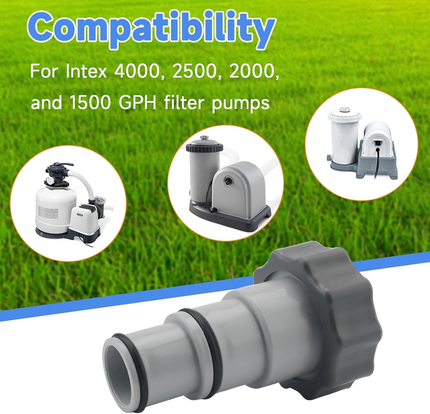 Adaptador manguera piscina tipo A para Intex 1.25-1.5"