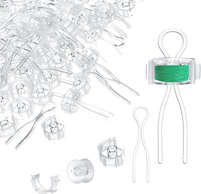 Set 180 Soportes Bobina Coser con Accesorios Transparente
