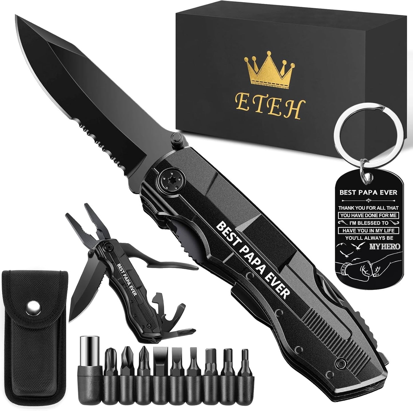 Cuchillo multiusos para papá Día del Padre cumpleaños