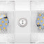 Luz LED techo doble 12V 6W 600lm blanco cálido para caravana