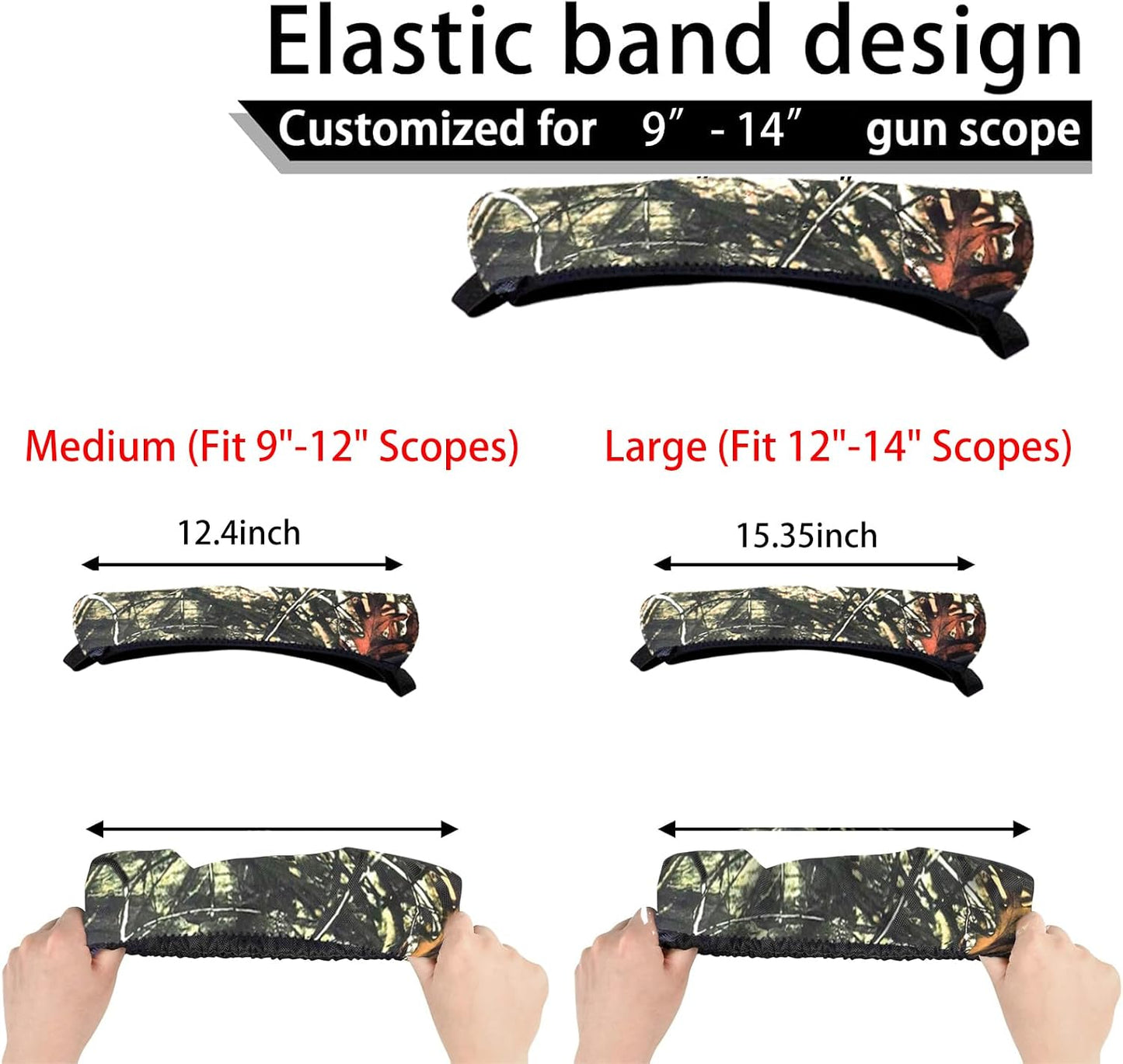 Fundas neopreno para lentes telescopio 9-14pulg