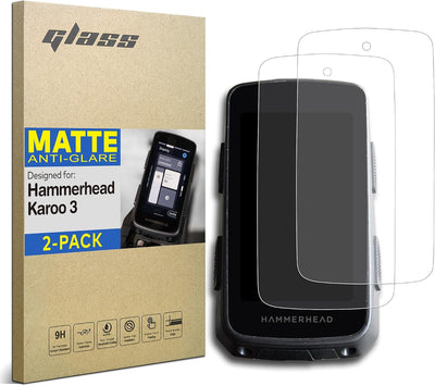 2 Protectores pantalla vidrio templado Hammerhead Karoo 3