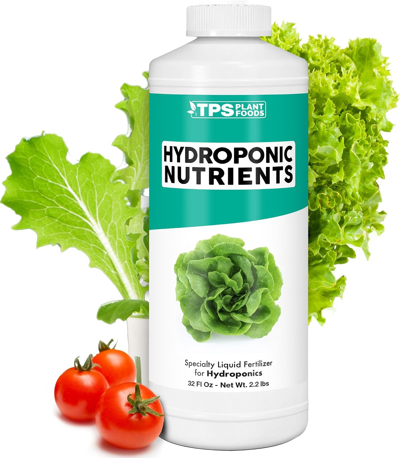 Alimento líquido hidropónico 32oz para plantas comestibles