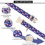 Collar perro ajustable Sundea azul rojo medianos grandes