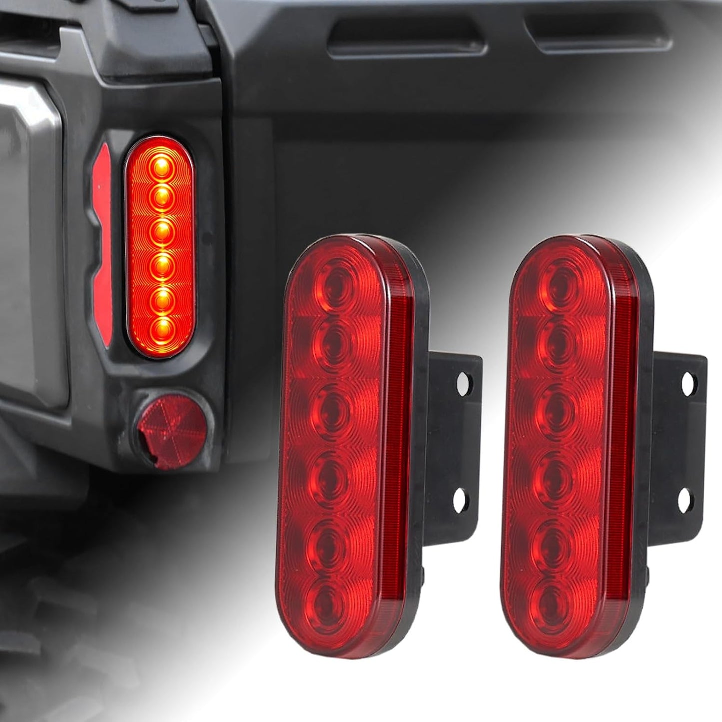 Luz trasera LED Can Am Defender 2016-2020 roja 2