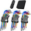 Set 27 llaves Allen y Torx acero cromo vanadio T10-
