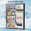 Mini refrigerador 4.5 pies cúbicos con congelador 2 puertas