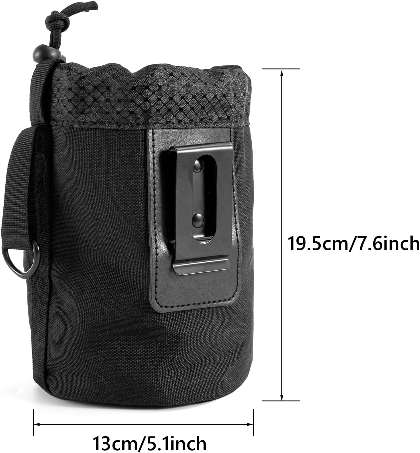Bolsa herramientas metal con clip para clavos y s electricista