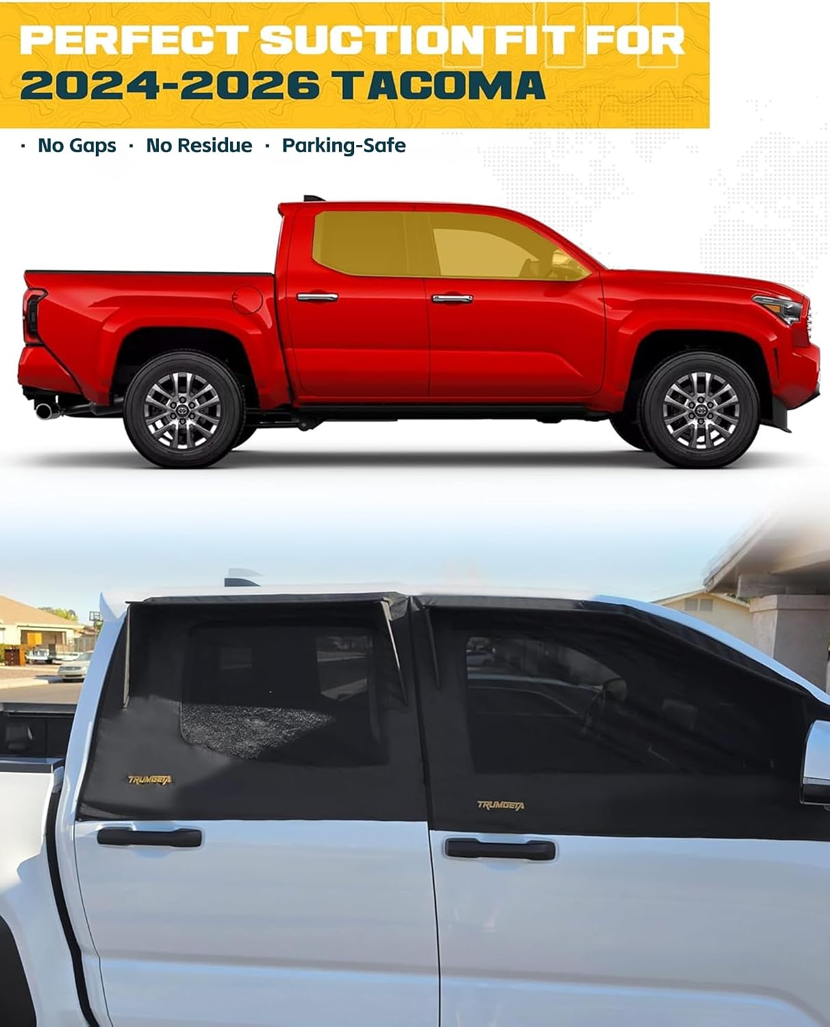 Parasol 4en1 para ventana Toyota Tacoma